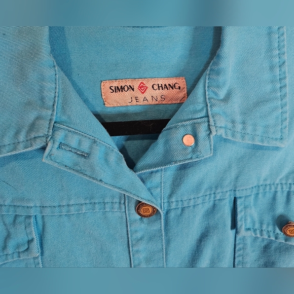 Simon Chang Jeans Designer Denim Jacket - Picture 5 of 7